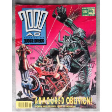 `2000 A.D. Featuring Judge Dredd` - 5th May 1990 - Prog No.677 - `A.R.M.O.U.R.E.D Oblivion! Gideon and Jerubaal Fight to Finish`.