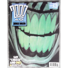 `2000 A.D. Featuring Judge Dredd` - 15th September 1990 - Prog No.696 - `Say "Cheese" And Die! In Necropolis`.