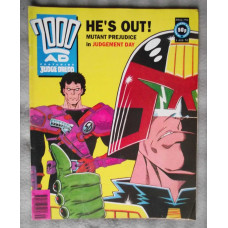 `2000 A.D. Featuring Judge Dredd` - 1st August 1992 - Prog No.794 - `He`s Out!: Mutant Prejudice In Judgement Day`.