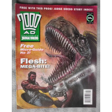`2000 A.D. Featuring Judge Dredd` - 19th September 1992 - Prog No.801 - `Flesh: Mega-Bite!`