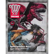 `2000 A.D. Featuring Judge Dredd` - 7th November 1992 - Prog No.808 - `Ignoramous Rex!: Brawn Battles Brain`.
