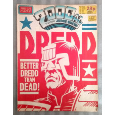 `2000 A.D. Featuring Judge Dredd` - 20th June 1987 - Prog No.527 - `Better Dredd Than Dead`.