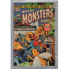 Where Monsters Dwell - Vol.1 No.34 - March 1975 - `The Man in the Beehive!` - Published by Marvel Comics