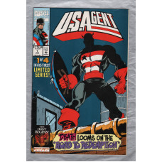 U.S.AGENT - Vol.1 No.1 - June 1993 - `Death Looms On The "Road To Redemption"` - Published by Marvel Comics