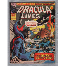 Dracula Lives - No.47 - September 13th 1975 - `In DEATH Do We Join!` - Published by Marvel Comics