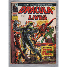 Dracula Lives - No.57 - November 22nd 1975 - `Now It Begins..."The War That Shook The World!"` - Published by Marvel Comics