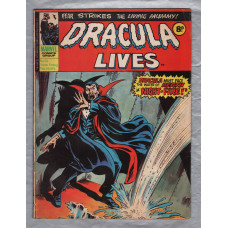 Dracula Lives - No.58 - November 29th 1975 - `Dracula Must Face The Water of Death in: Night-Fire!` - Published by Marvel Comics