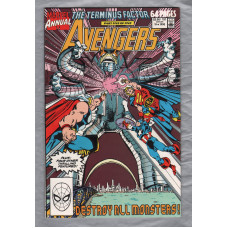 Stan Lee Presents: The Terminus Factor - Stage Five - AVENGERS - Vol.1 No.19 - 1990 - `Plus:Four Other Thrilling Features!` - Published by Marvel Comics