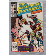 Stan Lee Presents: The West Coast Avengers - Vol.2 No.38 - November 1988 - `In Their Greatest Battle Ever...Against The Defiler!` - Published by Marvel Comics