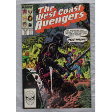 Stan Lee Presents: The West Coast Avengers - Vol.1 No.39 - December 1988 - `UPSET!` - Published by Marvel Comics