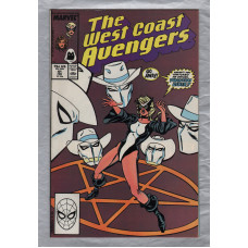 Stan Lee Presents: The West Coast Avengers - Vol.2 No.41 - February 1989 - `When Ghosts Can Die, Even Gods Must Fear!` - Published by Marvel Comics