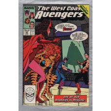 Stan Lee Presents: The West Coast Avengers - Vol.2 No.42 - March 1989 - `One Of Our Androids Is Missing!` - Published by Marvel Comics