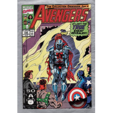 The AVENGERS - Vol.1 No.338 - Late September 1991 - `Collection Obsession Part 4` - Published by Marvel Comics
