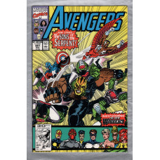 The AVENGERS - Vol.1 No.341 - November 1991 - `The Sons of the Serpent!` - Published by Marvel Comics