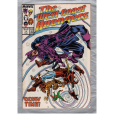 Stan Lee Presents: The West Coast Avengers - Vol.2 No.19 - April 1987 - `Lost In Space-Time, Part Three` - Published by Marvel Comics
