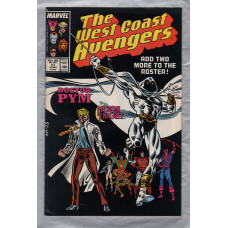 Stan Lee Presents: The West Coast Avengers - Vol.2 No.21 - June 1987 - `Lost In Space-Time, Part Five` - Published by Marvel Comics