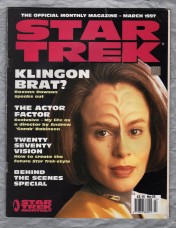 STAR TREK Monthly - Vol.1 No.25 - March 1997 - `Klingon Brat?` - Published by Titan Magazines