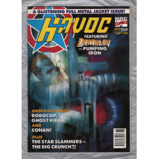 Havoc - Featuring Deathlok - No.9 - 7th September 1991 - `RoboCop,Ghost Rider and Conan` - Published by Marvel Comics