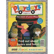 Playdays Magazine - No.205 - 17-30 August 1994 - `Outside With Peggy-The Bear Facts` - Published by BBC Magazines