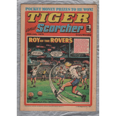 Tiger and Scorcher - 26th July 1975 - `Roy of the Rovers` - IPC Magazines Ltd