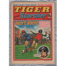 Tiger and Scorcher - 1st November 1975 - `Billy`s Boots` - IPC Magazines Ltd