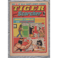 Tiger and Scorcher - 8th November 1975 - `Johnny Cougar with Splash Gordon` - IPC Magazines Ltd