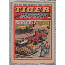 Tiger and Scorcher - 22nd November 1975 - `Skid Solo` - IPC Magazines Ltd