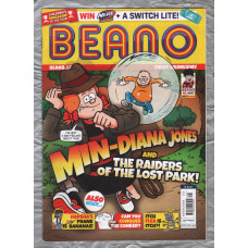 The Beano - Issue No.4107 - October 16th 2021 - `Min-Diana Jones and Raiders of The Lost Park` - D.C. Thomson & Co. Ltd