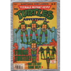 Teenage Mutant Hero Turtles - Adventures - No.37 - 15th-28th June 1991 - `Tough Turtle!-But Leo Got Some Help!` - Fleetway Publications