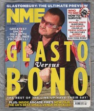  NME - 25 June 2011 - `Glasto versus Bono` - Published by IPC Media