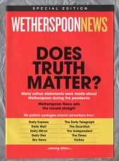 Wetherspoon News - Special Edition - 2021 - `Does Truth Matter?` - Published by JD Wetherspoons