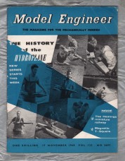 Model Engineer - Vol.123 No.3097 - 17th November 1960 - `The History of the Hydroplane` - Published by Percival, Marshall & Co. Ltd