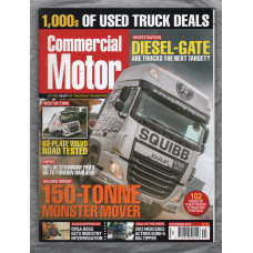 Commercial Motor Magazine - 8th October 2015 - Vol.222 No.5657 - `150 Tonne Monster Mover` - Road Transport Media Ltd