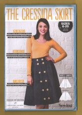 Simply Sewing - `THE CRESSIDA SKIRT` - UK Sizes 6-20 - Modern 1950s Circle Skirt - Published by Simply Sewing Magazine