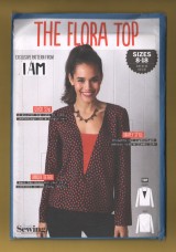 Simply Sewing - `THE FLORA TOP` - UK Sizes 8-18 - `....drapey fabric and with a unique contrast yoke` - Published by Simply Sewing Magazine
