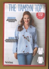 Simply Sewing - `THE TAMSYN TOP` - UK Sizes 6-20 - `...relaxed style and gathered sleeves..` - Published by Simply Sewing Magazine