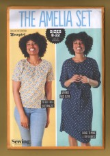 Simply Sewing - `THE AMELIA SET` - UK Sizes 8-22 - `Choose To Make A Top or Dress` - Published by Simply Sewing Magazine