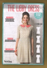 Simply Sewing - `THE LIBBY DRESS` - UK Sizes 6-20 - `...a classic Peter Pan collar frock with a simple pleated skirt,...` - Published by Simply Sewing Magazine