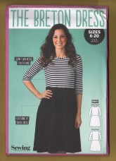 Simply Sewing - `THE BRETON DRESS` - UK Sizes 6-20 - `...a year-round wardrobe essential...` - Published by Simply Sewing Magazine