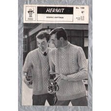 Hermit - Double Knitting - Chest Sizes 36 to 42" - Design No.149 - Aran Sweaters, V and Crew Neck - Knitting Pattern