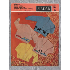 Sirdar - Sunshine Series - Age 2-3 Years - Design No.224 - Cardigans for Boy or Girl - Knitting Pattern