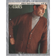 Coats - Double Knitting - Chest Sizes 36 to 46" - Design No.46 - Man`s Patterned Cardigan - Knitting Pattern	