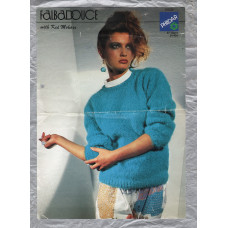Phildar - Bust 34 to 40"/87 to 102cm - Design No.5008 - Pullover - Knitting Pattern
