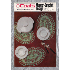 Coats - Mercer-Crochet Cotton No.20 - Design No.1087 - `Luncheon Mat` - Crochet Pattern	