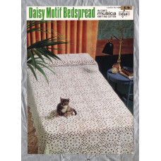 Coats - Musica Knitting Cotton - Design No.1089 - `Daisy Motif Bedspread` - Crochet Pattern