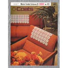 Coats - Mercer-Crochet Cotton No.20 - Design No.1011 - `Chair and Settee Backs` - Crochet Pattern