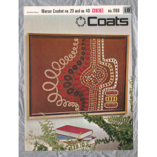 Coats - Mercer-Crochet Cotton No.20 and 40 - Design No.1180 - `Crochet Panel` - Crochet Pattern
