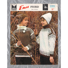 Emu - Bust Size 32/38" - Design No.D334 - Ladies Sweater and Hats - Knitting Pattern