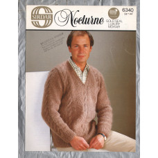 Sirdar - Nocturne - Chest Sizes 86-112cm/34" to 44" - Design No.6340 - Sweater - Knitting Pattern