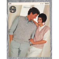 Sirdar - Double Knit - 30-46" (76-117cm) - Design No.6925 - Tops - Knitting Pattern